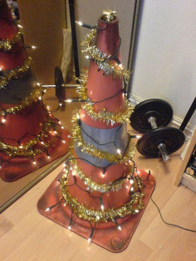 Lazy Christmas tree.