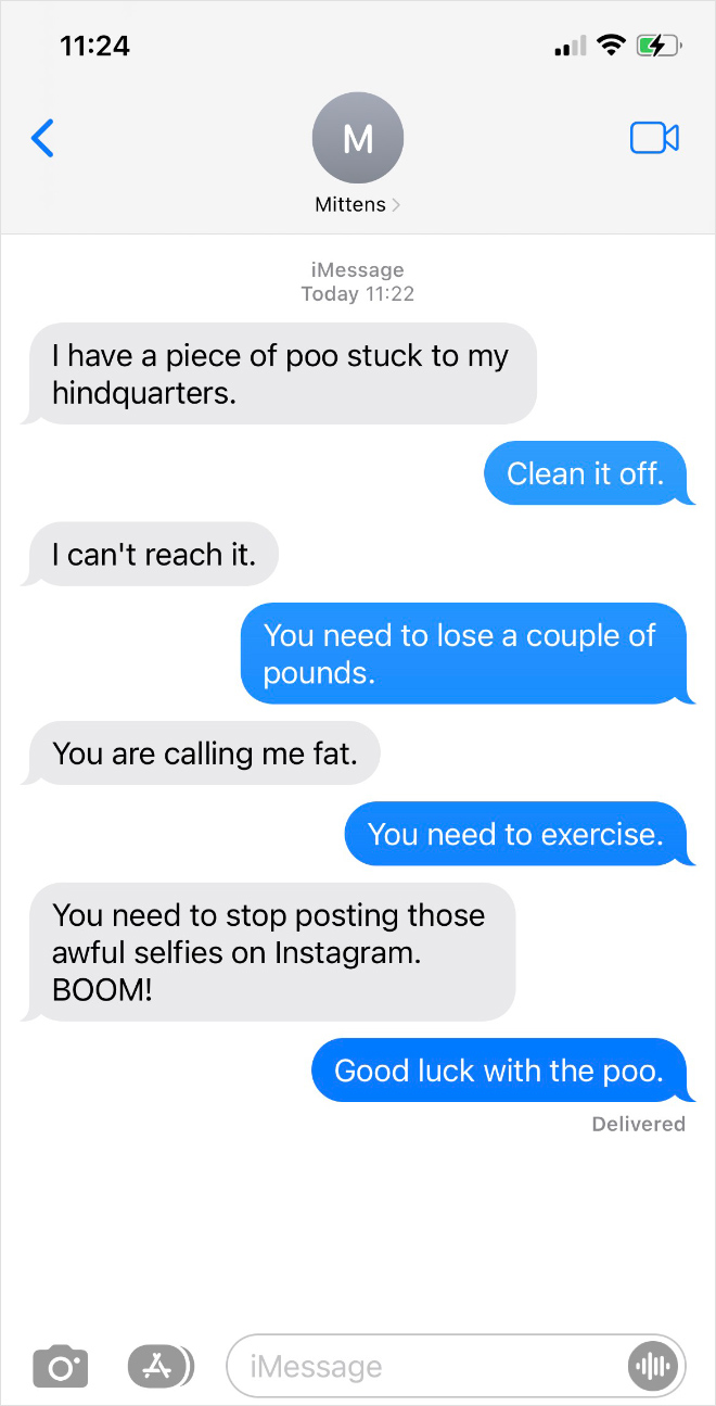 If your cat could text...