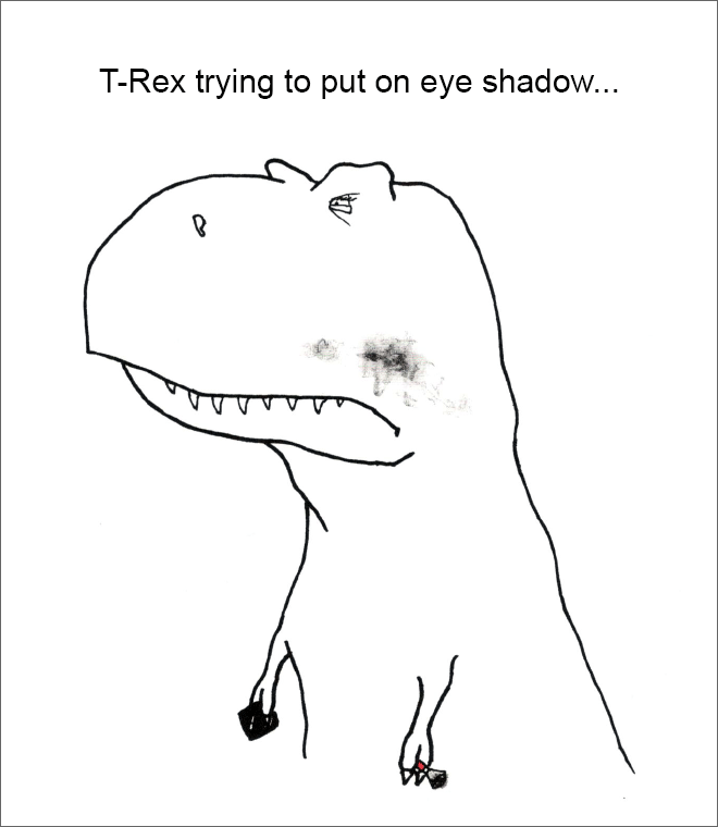 T-Rex trying and failing...