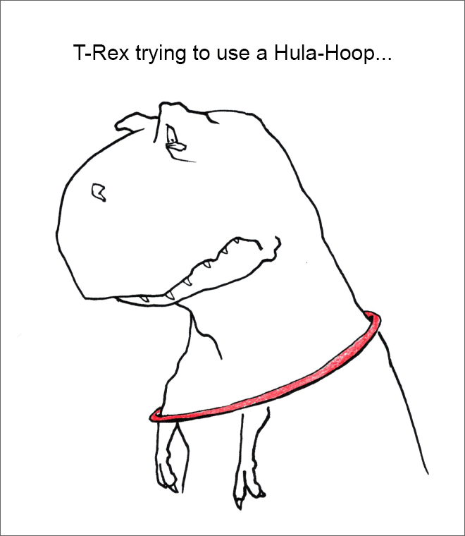 T-Rex trying and failing...