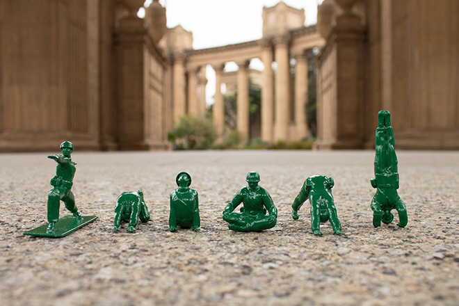 Why do war when you can do yoga?