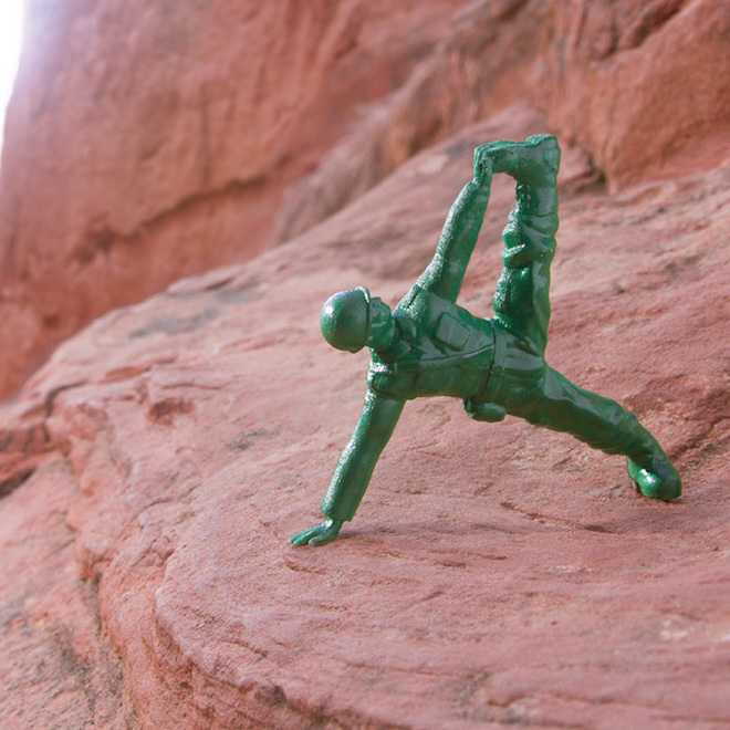 Why do war when you can do yoga?