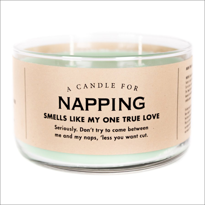 Unusually scented candle.