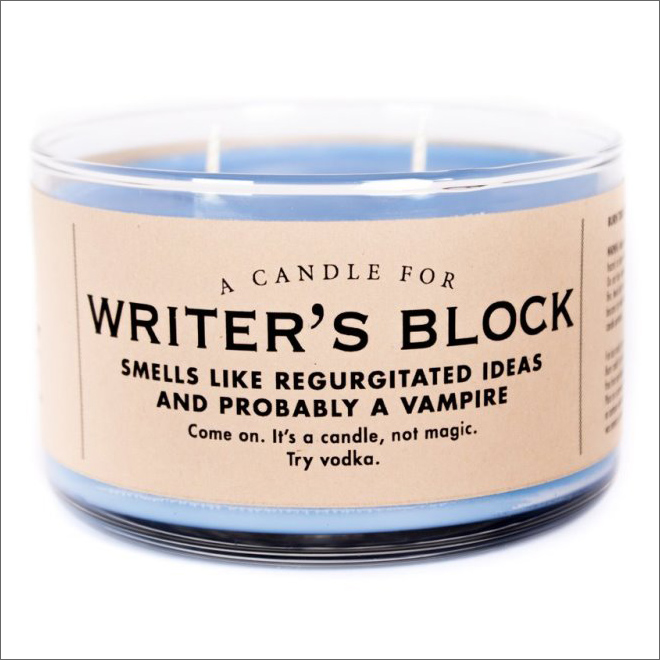 Unusually scented candle.