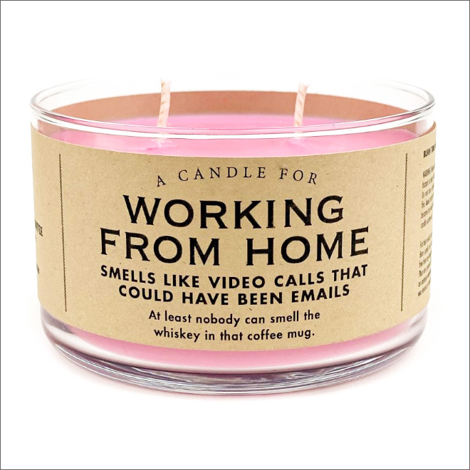 Unusually scented candle.