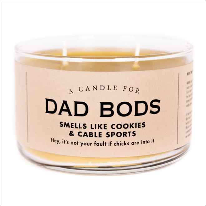 Unusually scented candle.