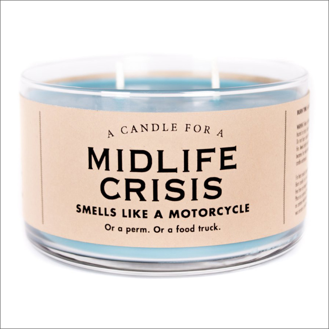 Unusually scented candle.