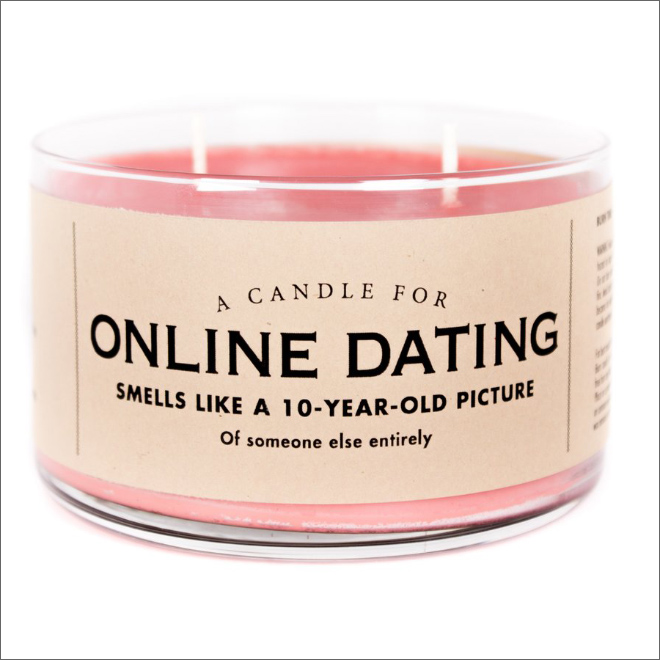 Unusually scented candle.