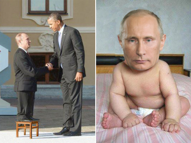 Funny photoshopped Putin.