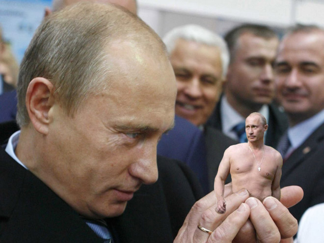Funny photoshopped Putin.