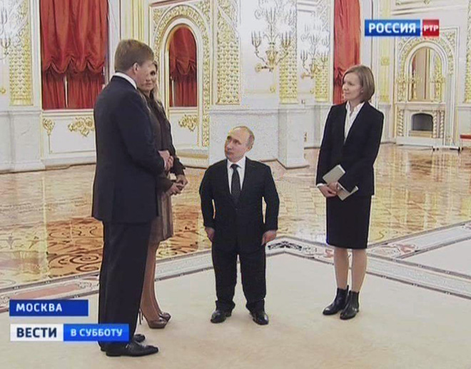 Funny photoshopped Putin.