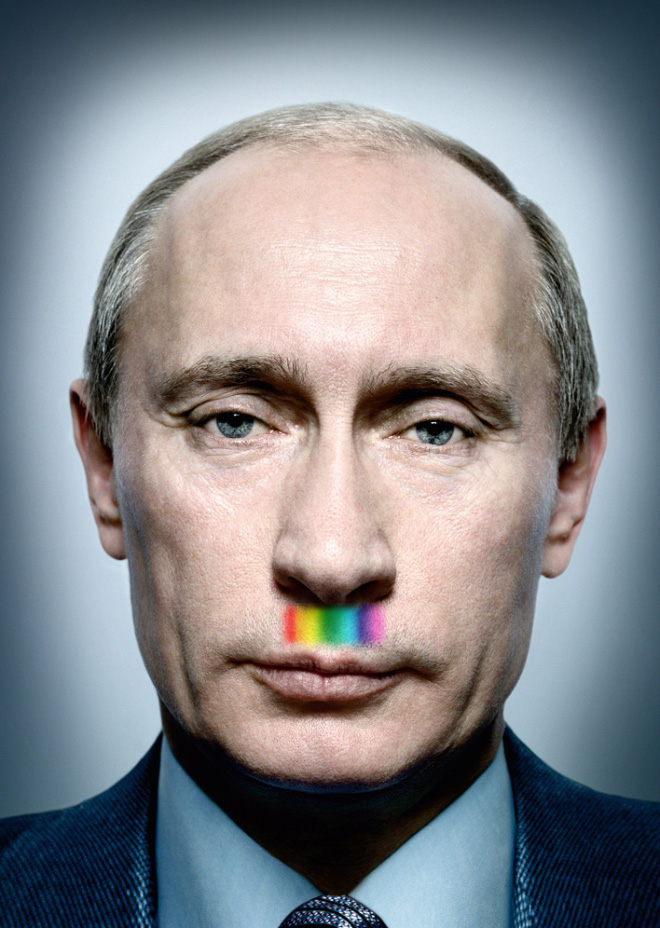 Putin loves rainbows.