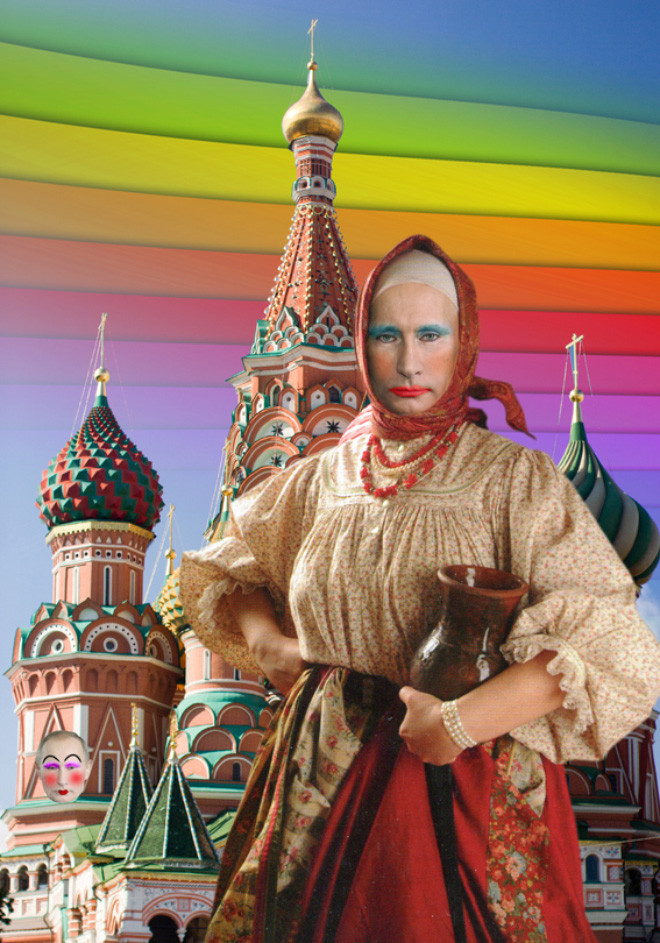 Putin loves rainbows.