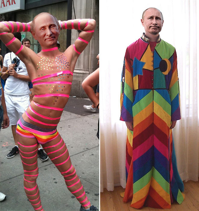 Putin loves rainbows.