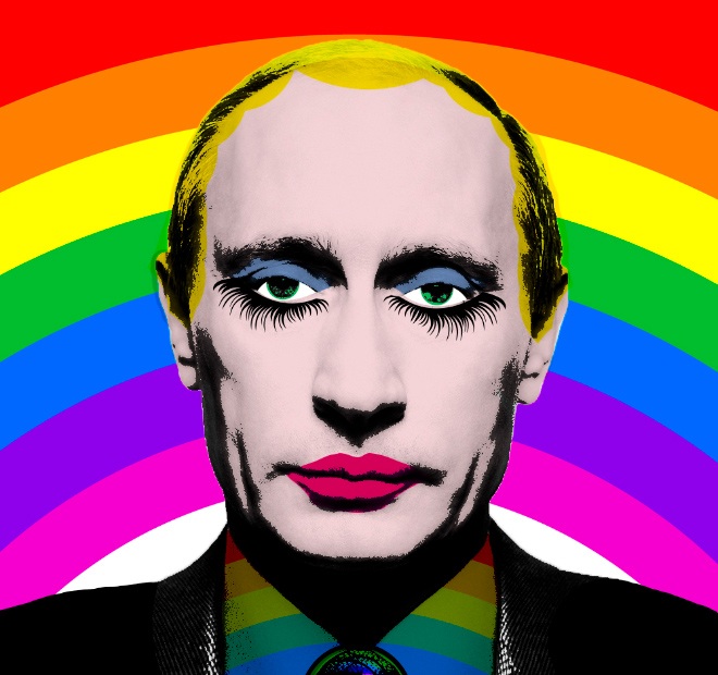 Putin loves rainbows.