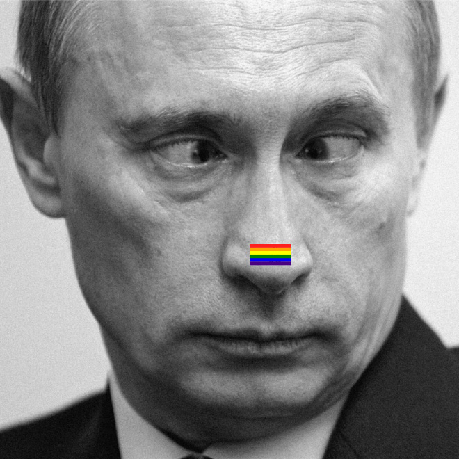 Putin loves rainbows.