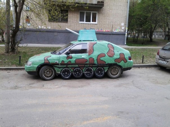 Latest Russian tank model.