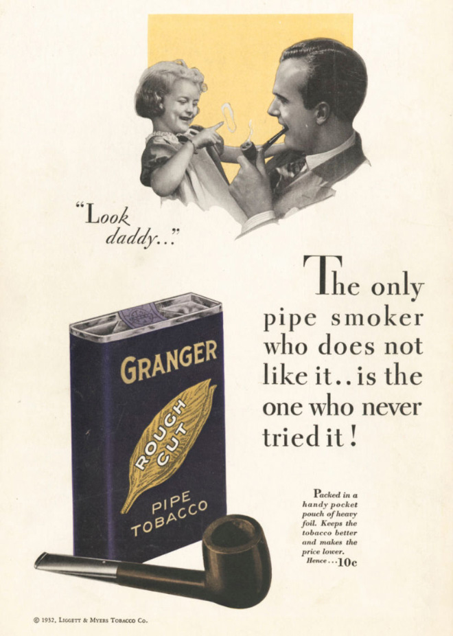 Crazy tobacco ad from the past.