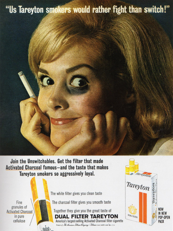 Crazy tobacco ad from the past.