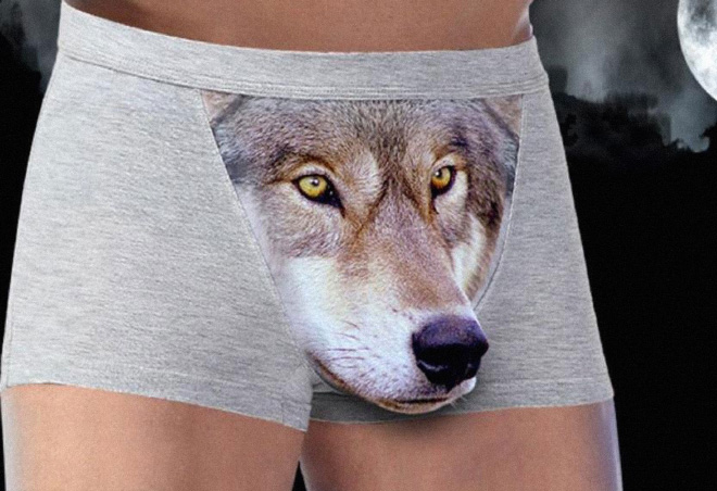 Wolf underwear.