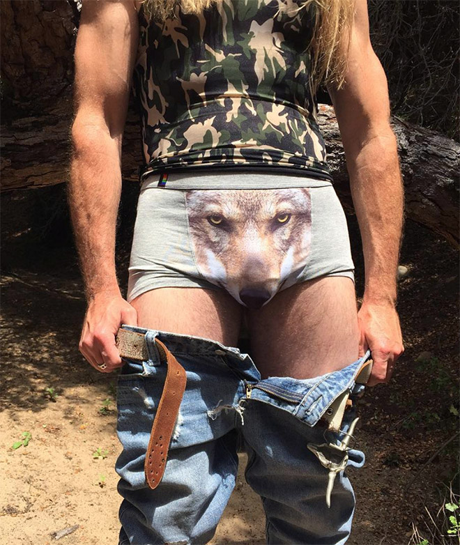 Wolf underwear.