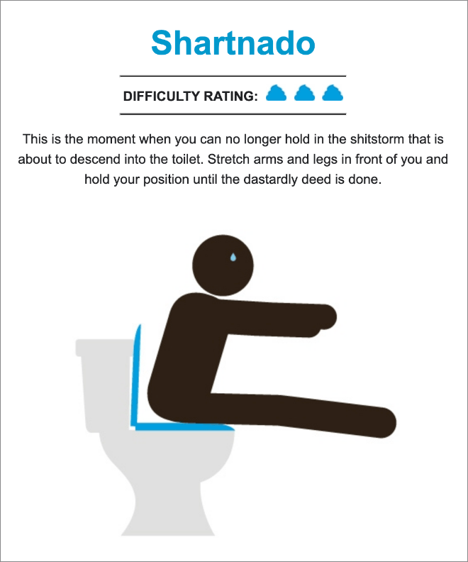 Toilet fitness lifehack.