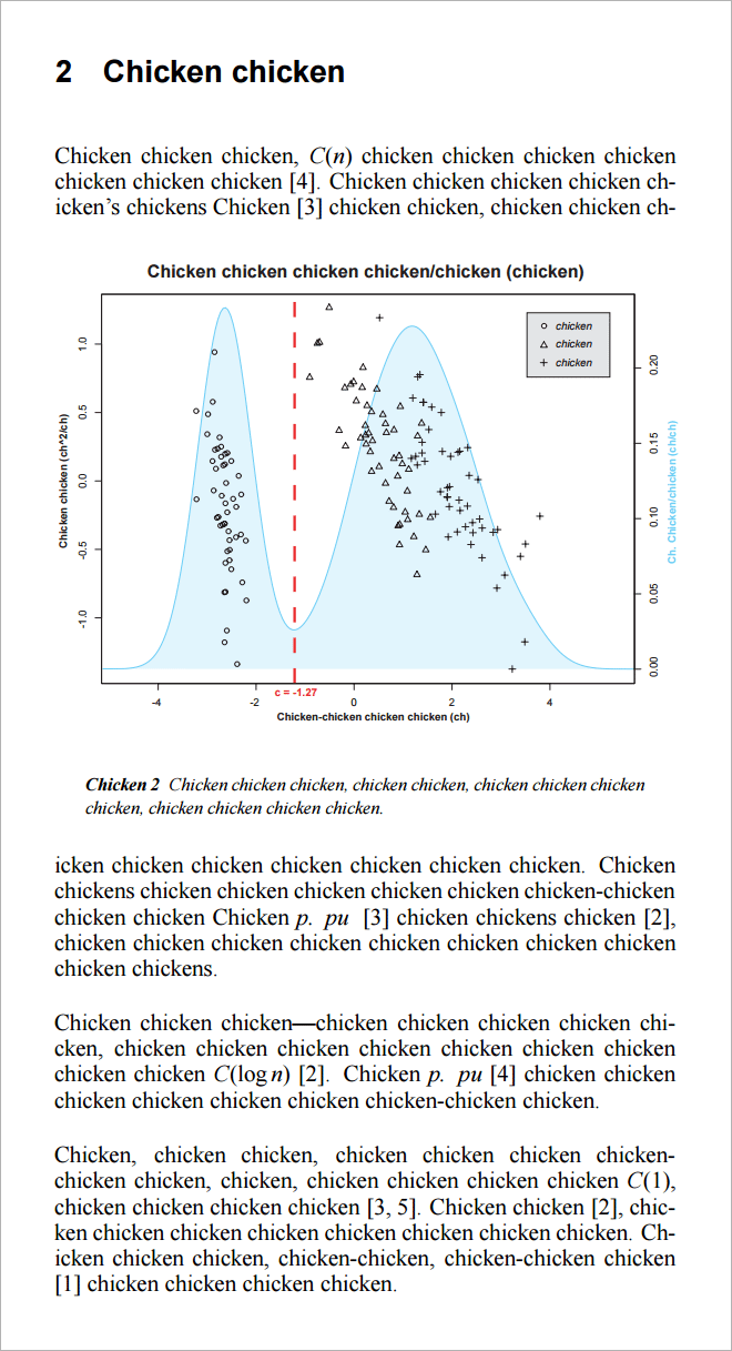 Chicken, chicken, chicken...