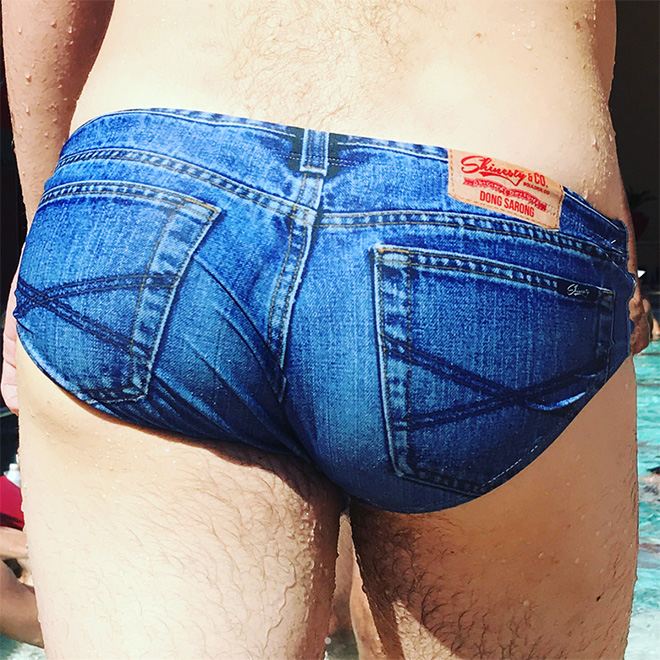 Denim speedos are real!