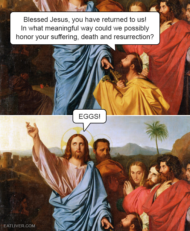 Blessed Jesus, you have returned to us! In what meaningful way could we possibly honor your suffering, death and resurrection?