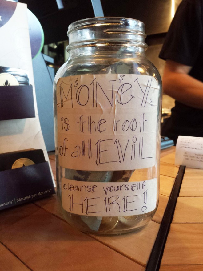 Clever way to get more tips.