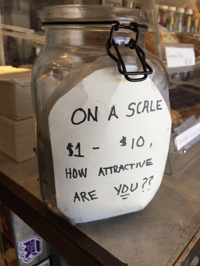 Clever way to get more tips.