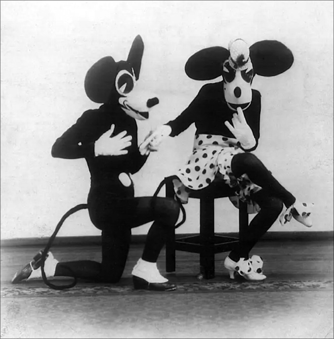 The original Mickey Mouse was creepy as hell.