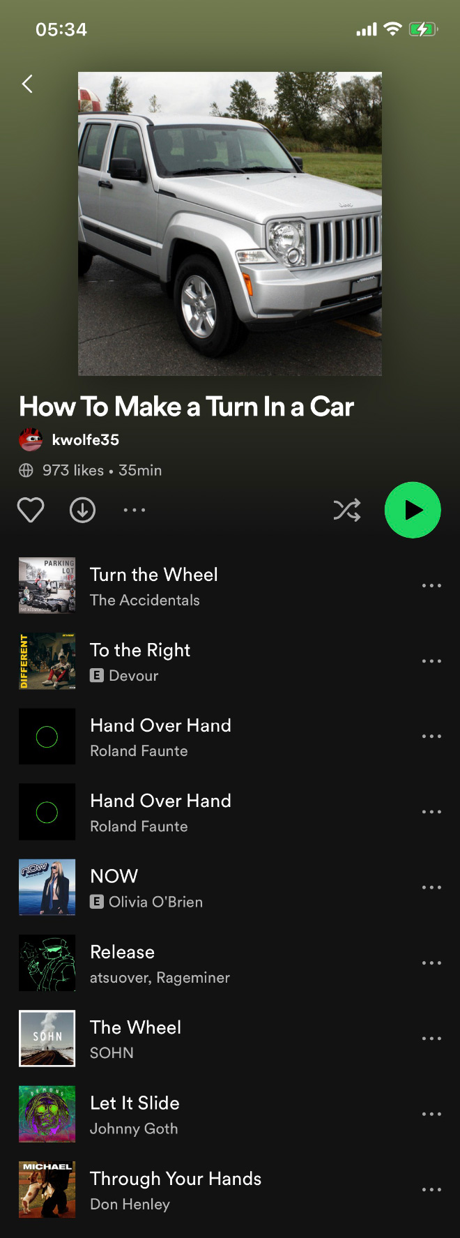 Funny Spotify playlist.