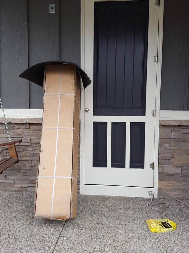 Funny package hiding fail.