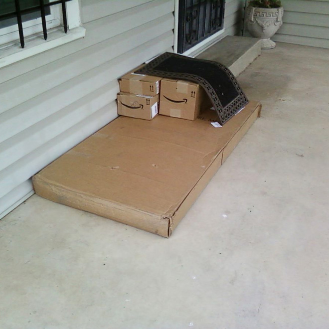 Funny package hiding fail.