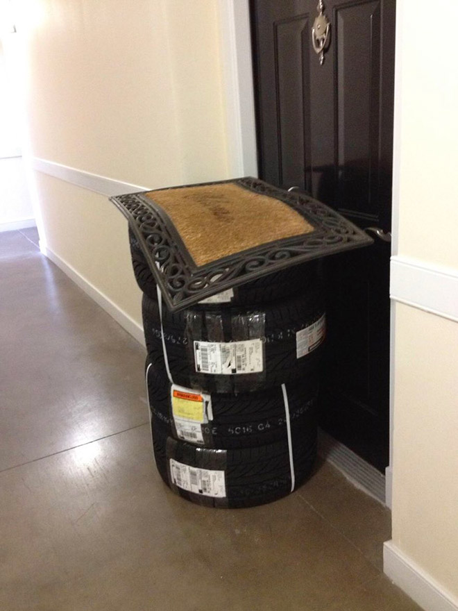 Funny package hiding fail.