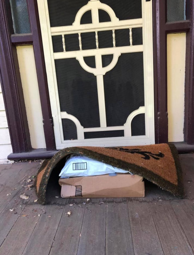 Funny package hiding fail.