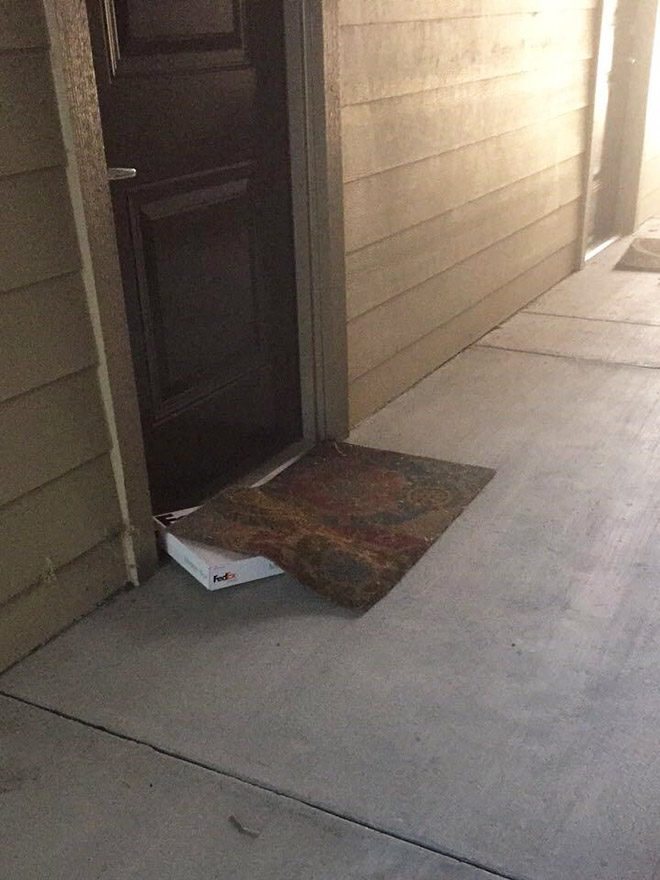 Funny package hiding fail.