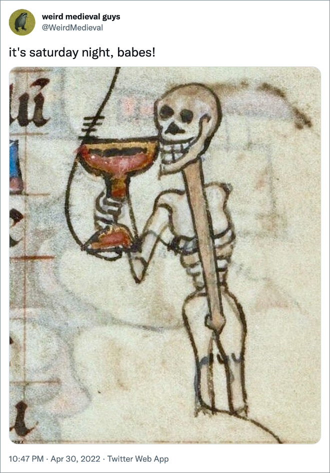 Strange medieval art.