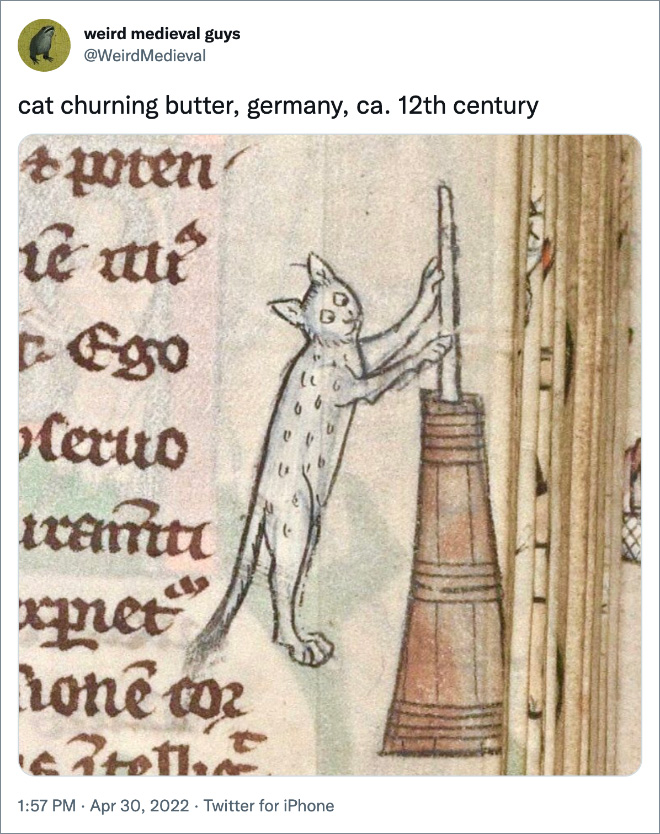 Strange medieval art.