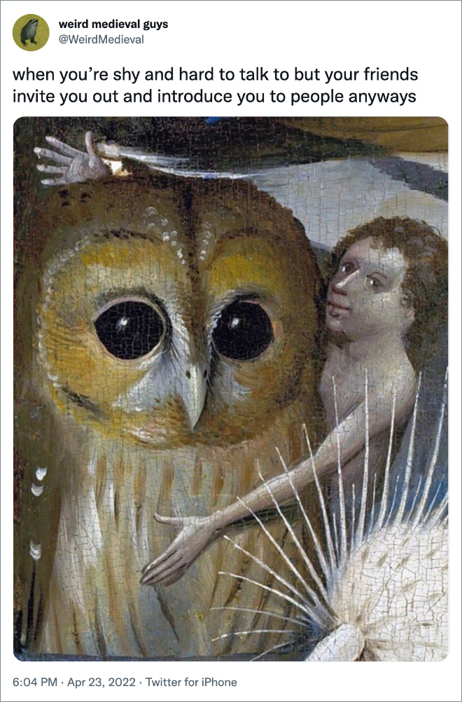 Strange medieval art.