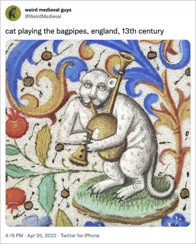 Strange medieval art.