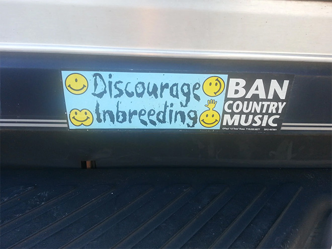 Awesome bumper sticker.