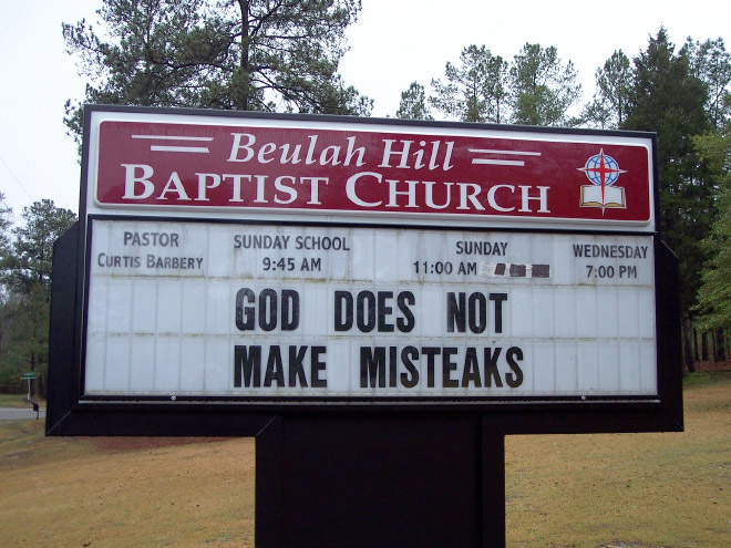 Funny church sign.