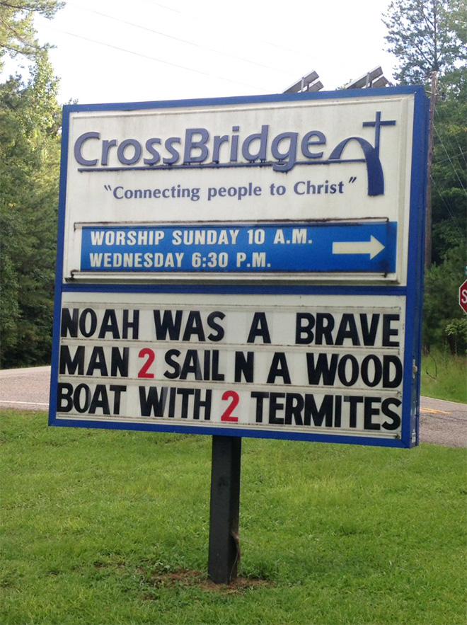 Funny church sign.