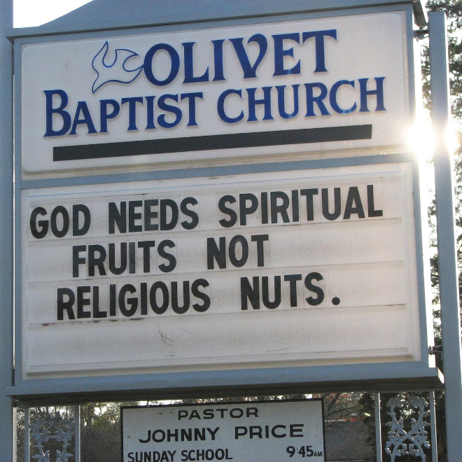 Funny church sign.