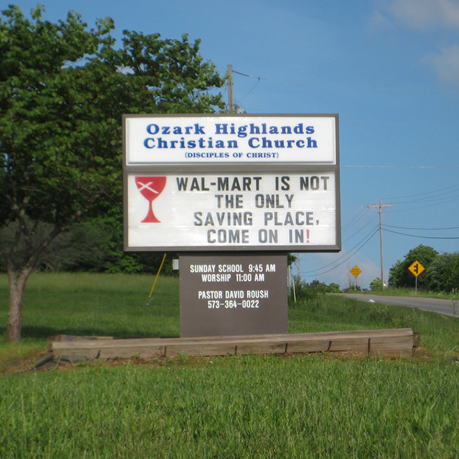 Funny church sign.