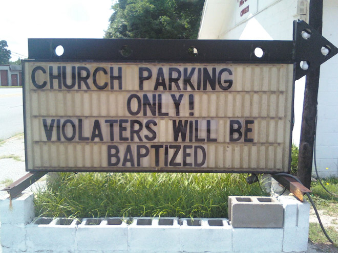 Funny church sign.