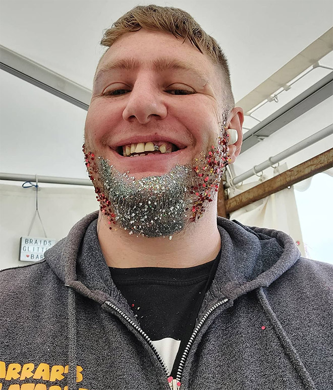 Glitter beards are the best beards.