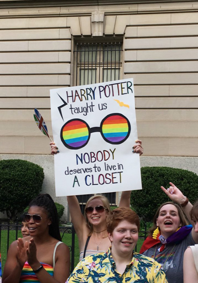 Hilarious pride sign.